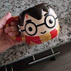 Harry Potter Character Mug with Red and Black Design